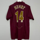 Shop 2005/06 ARSENAL HENRY #14 HOME SHIRT (M) NIKE, classic football shirts, vintage football shirts & retro soccer jerseys at Cult Kits