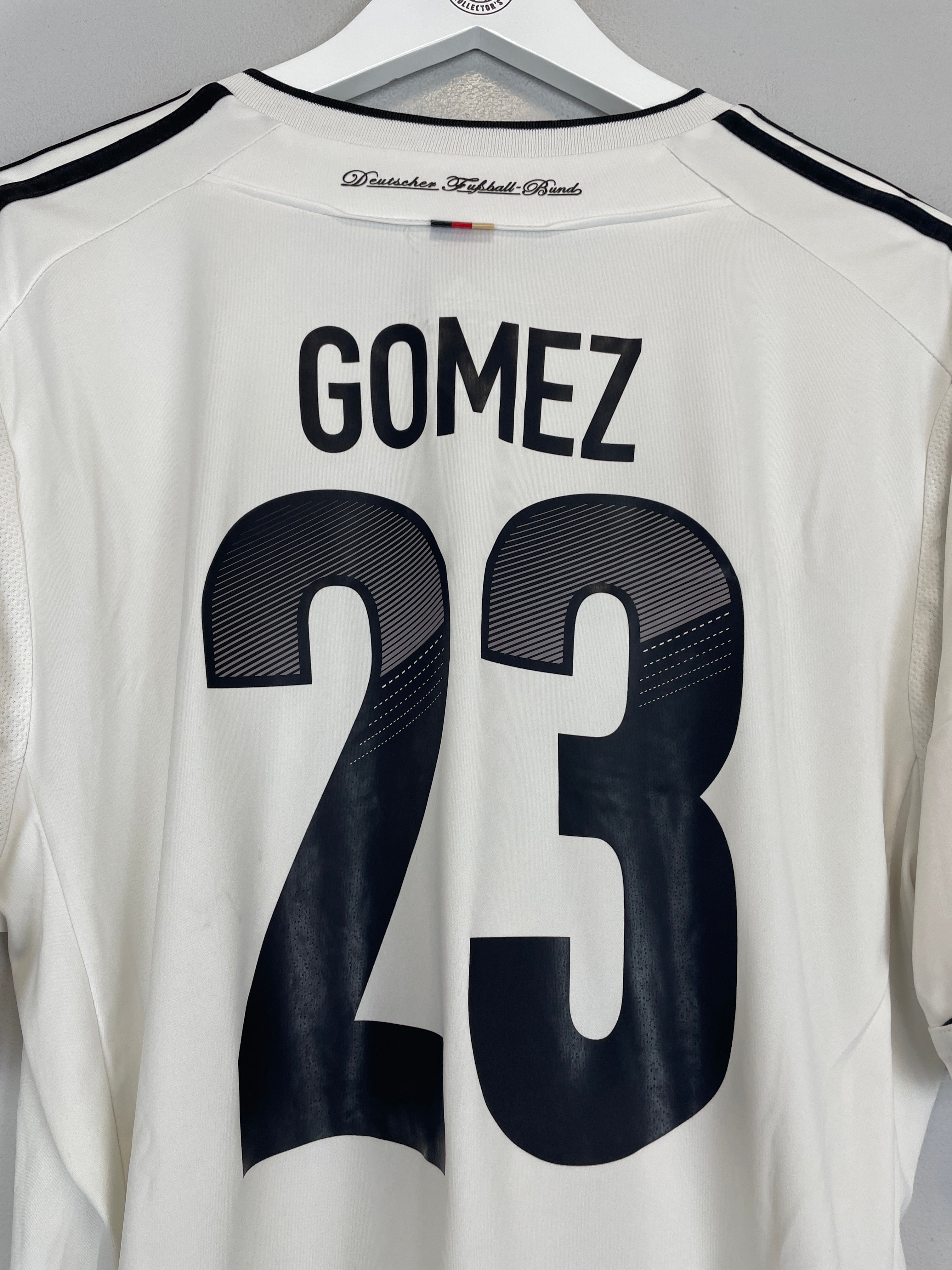 Shop 2012/13 GERMANY GOMEZ #23 HOME SHIRT (L) ADIDAS, classic football shirts, vintage football shirts & retro soccer jerseys at Cult Kits