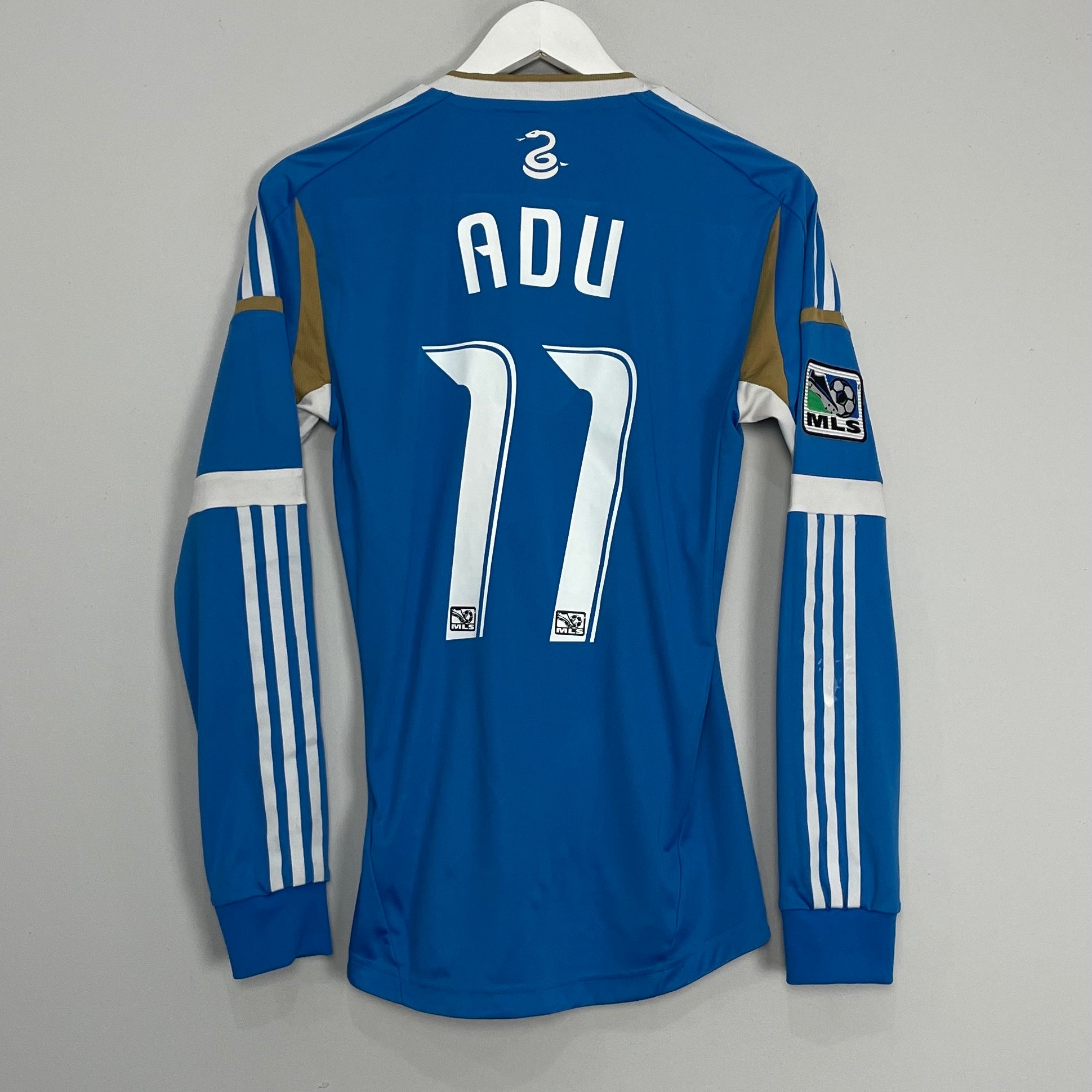 Shop 2012/14 PHILADELPHIA UNION ADU #11 *PLAYER ISSUE* L/S AWAY SHIRT (S) ADIDAS, classic football shirts, vintage football shirts & retro soccer jerseys at Cult Kits