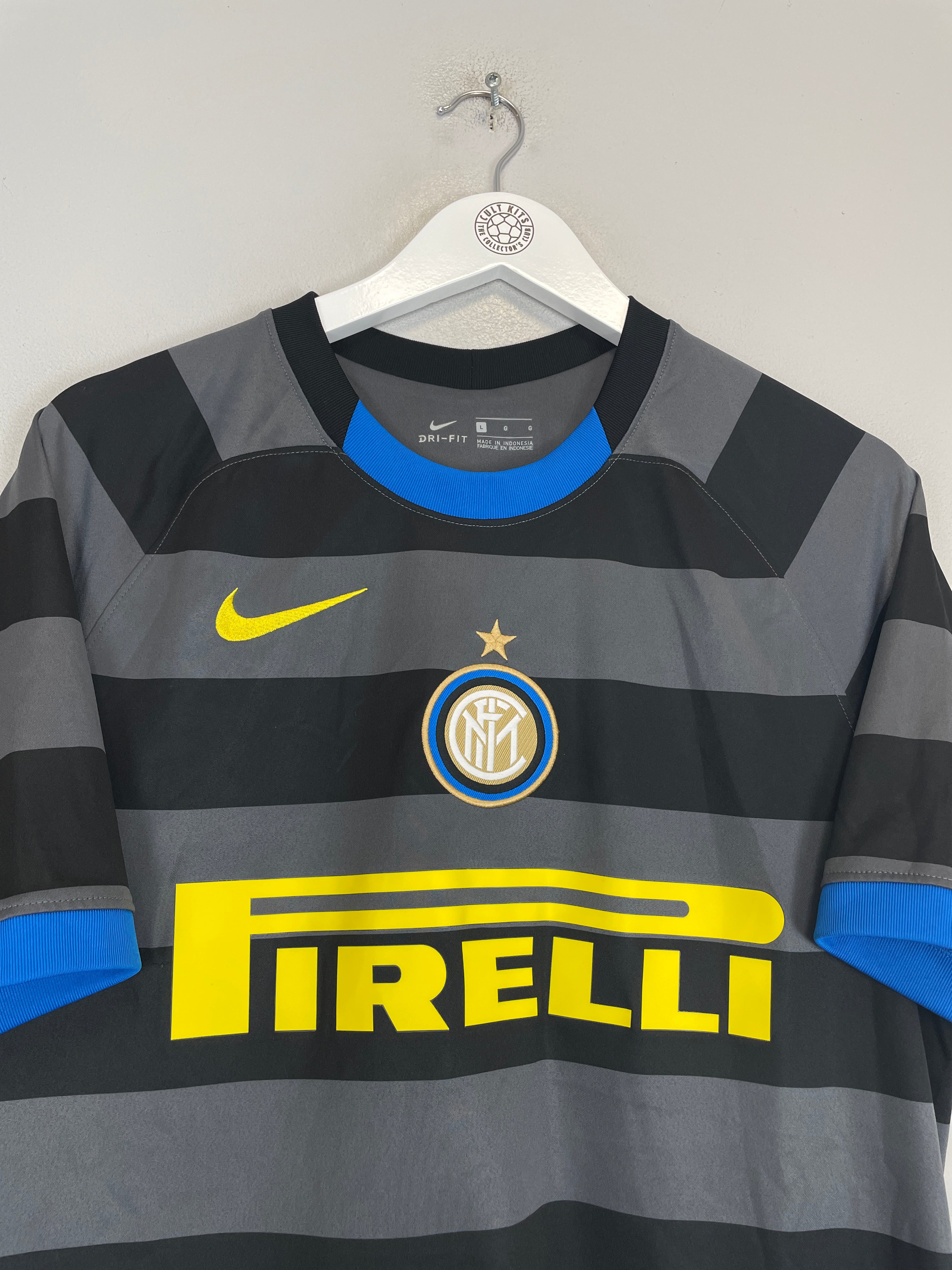 Shop 2020/21 INTER MILAN THIRD SHIRT (L) NIKE, classic football shirts, vintage football shirts & retro soccer jerseys at Cult Kits