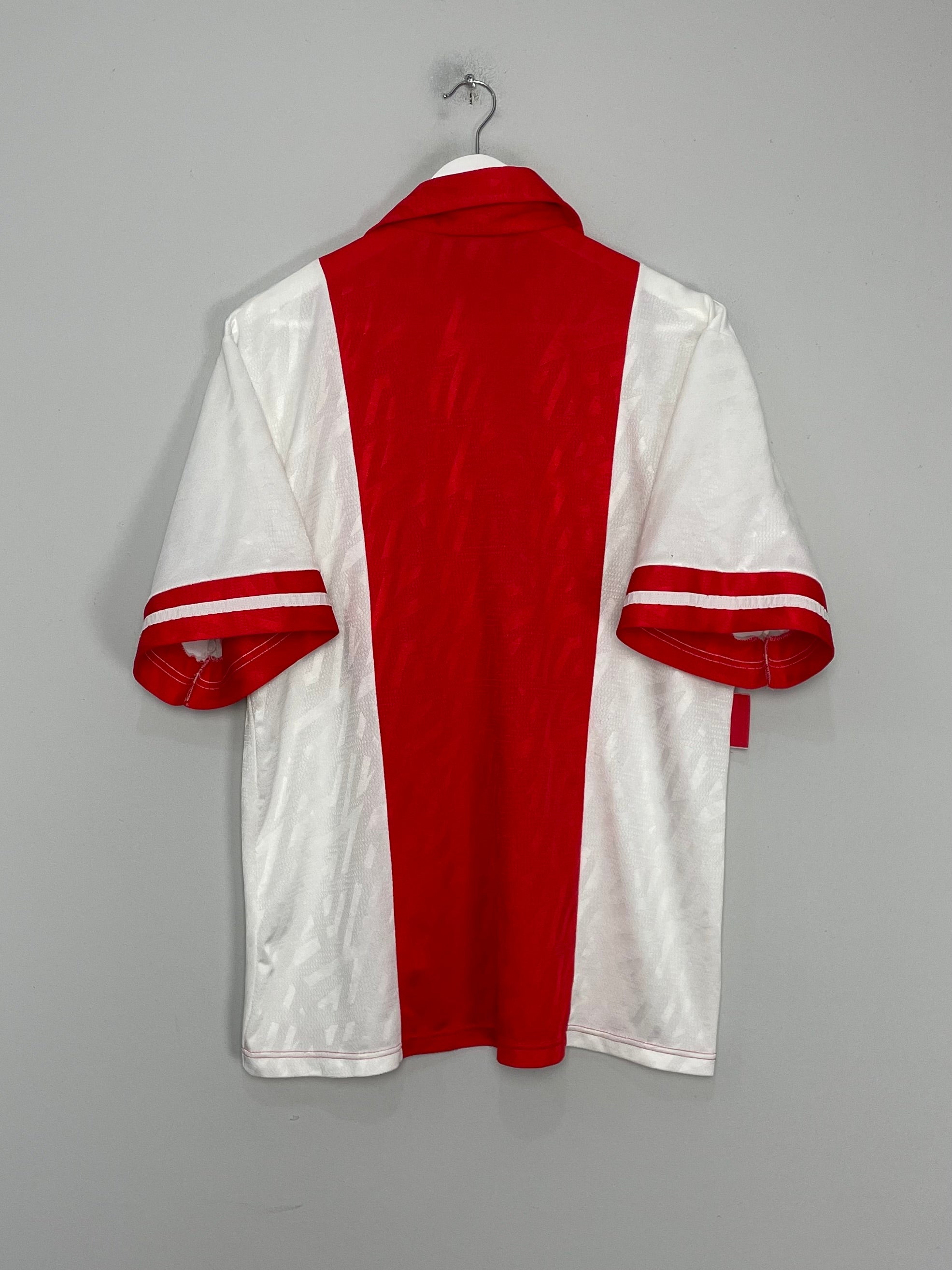Shop 1993/94 AJAX HOME SHIRT (L) UMBRO, classic football shirts, vintage football shirts & retro soccer jerseys at Cult Kits