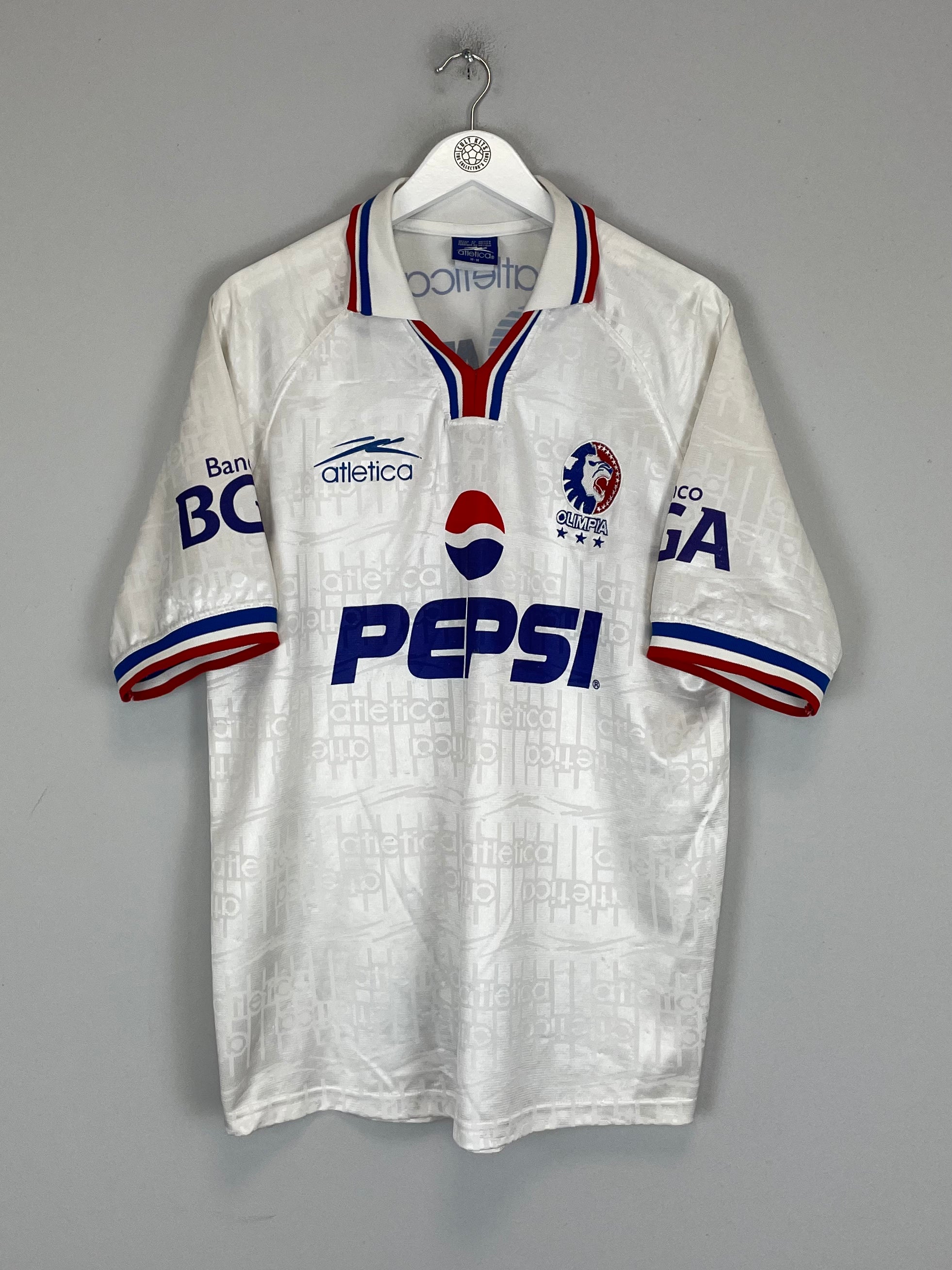 Shop 2000/01 OLIMPIA THIRD SHIRT (M) ATLETICA, classic football shirts, vintage football shirts & retro soccer jerseys at Cult Kits