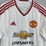 Shop 2015/16 MANCHESTER UNITED ROONEY #10 AWAY SHIRT (L) ADIDAS, classic football shirts, vintage football shirts & retro soccer jerseys at Cult Kits