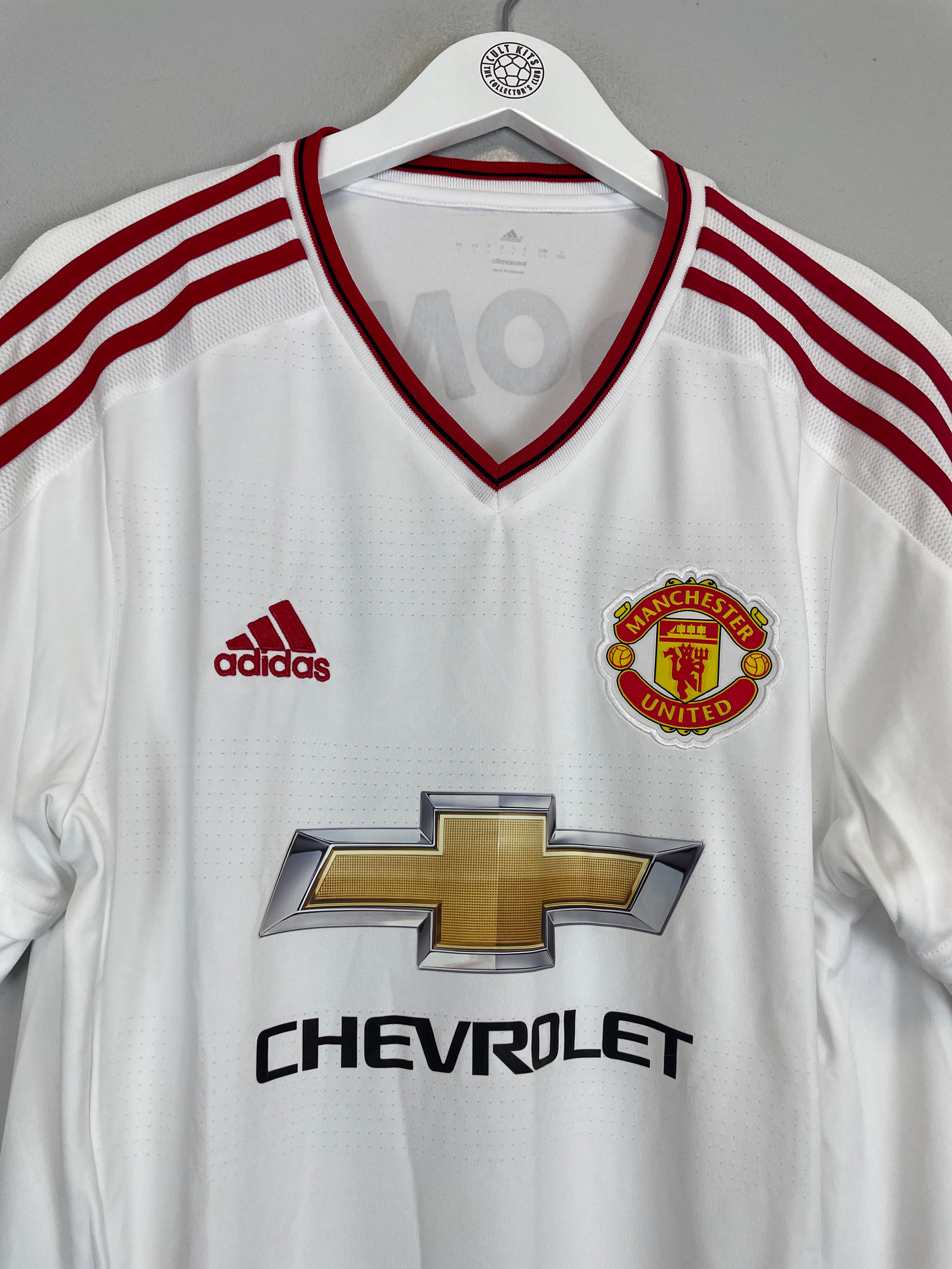 Shop 2015/16 MANCHESTER UNITED ROONEY #10 AWAY SHIRT (L) ADIDAS, classic football shirts, vintage football shirts & retro soccer jerseys at Cult Kits