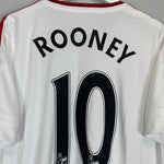 Shop 2015/16 MANCHESTER UNITED ROONEY #10 AWAY SHIRT (L) ADIDAS, classic football shirts, vintage football shirts & retro soccer jerseys at Cult Kits