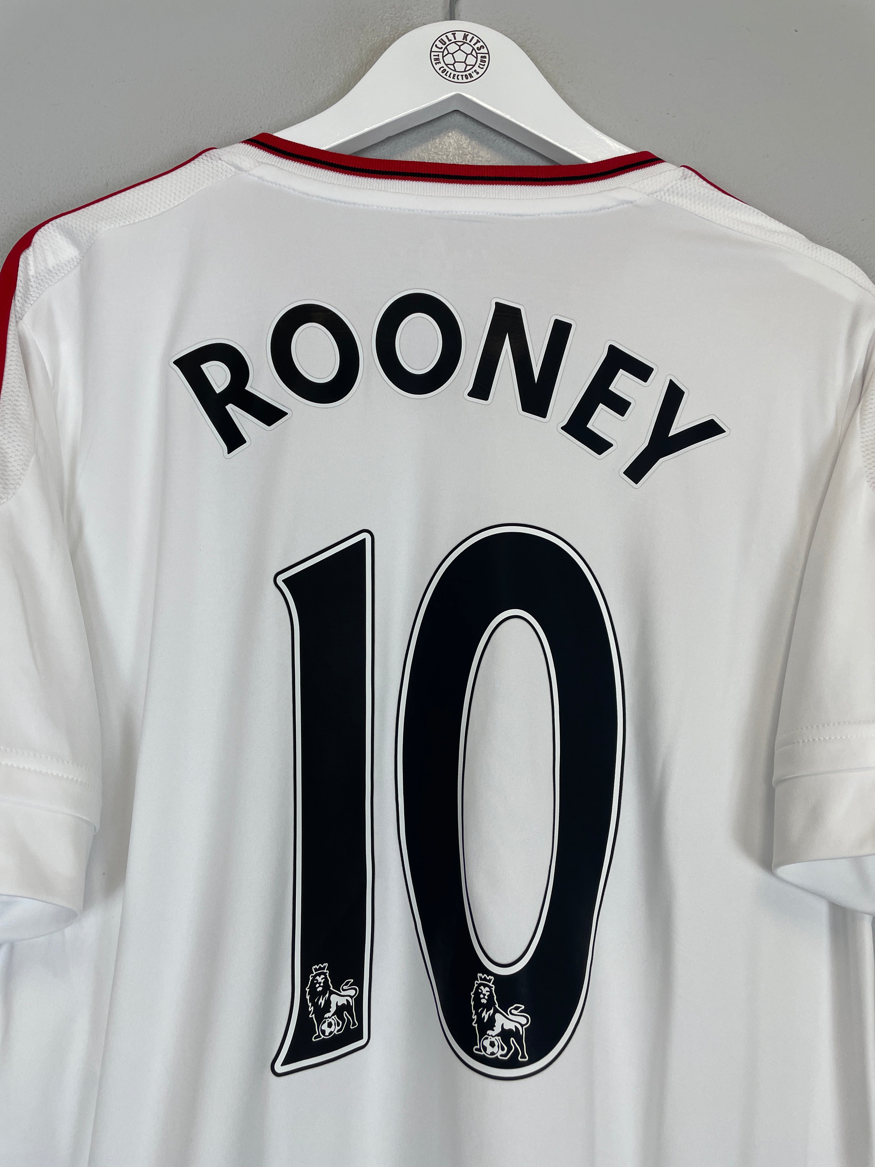 Shop 2015/16 MANCHESTER UNITED ROONEY #10 AWAY SHIRT (L) ADIDAS, classic football shirts, vintage football shirts & retro soccer jerseys at Cult Kits