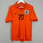 Shop 2006/08 NETHERLANDS SNEIJDER #20 HOME SHIRT (M) NIKE, classic football shirts, vintage football shirts & retro soccer jerseys at Cult Kits