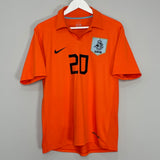 Shop 2006/08 NETHERLANDS SNEIJDER #20 HOME SHIRT (M) NIKE, classic football shirts, vintage football shirts & retro soccer jerseys at Cult Kits