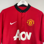 Shop 2013/14 MANCHESTER UNITED V.PERSIE #20 HOME SHIRT (L) NIKE, classic football shirts, vintage football shirts & retro soccer jerseys at Cult Kits