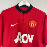 Shop 2013/14 MANCHESTER UNITED V.PERSIE #20 HOME SHIRT (L) NIKE, classic football shirts, vintage football shirts & retro soccer jerseys at Cult Kits