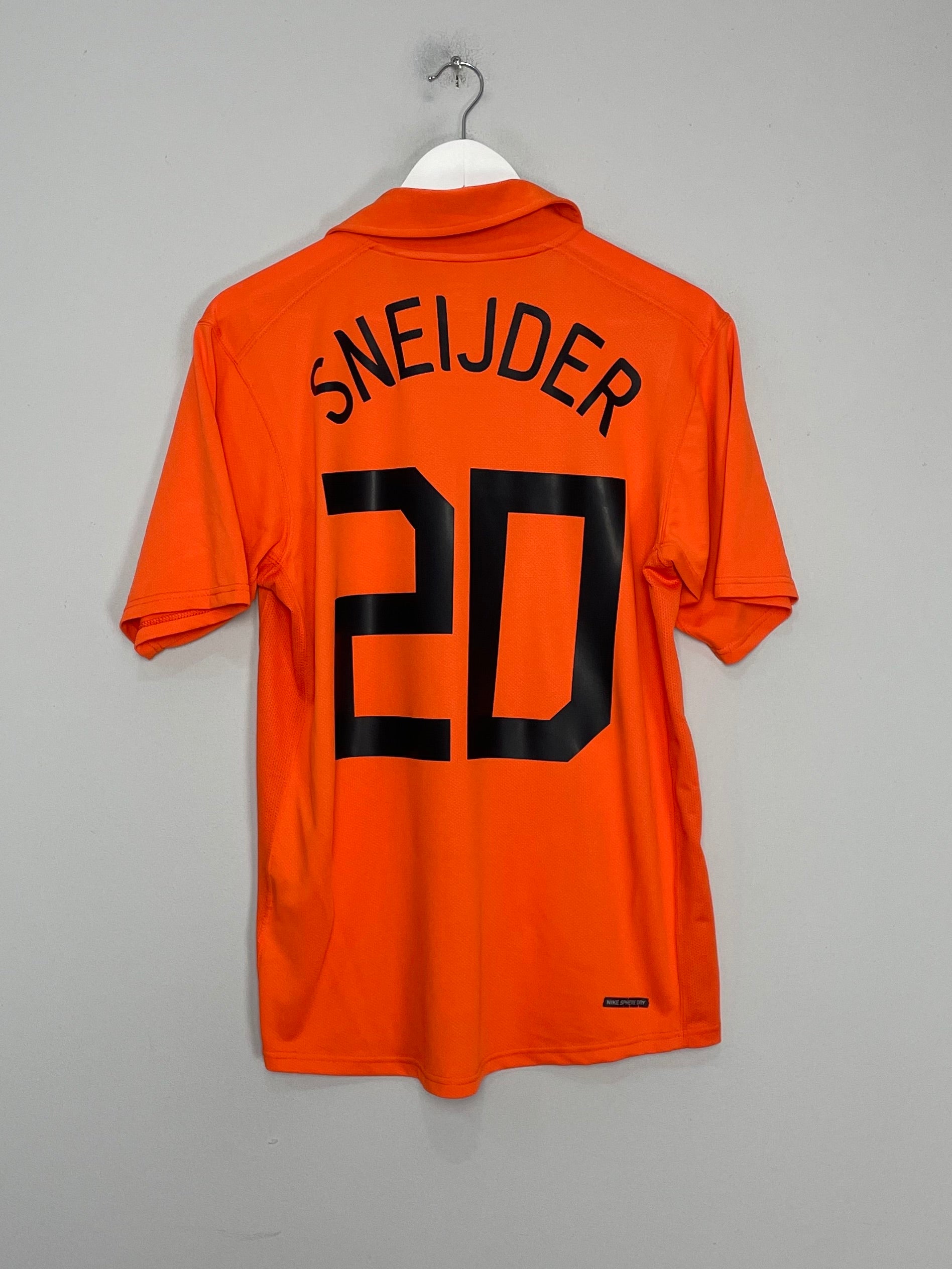 Shop 2006/08 NETHERLANDS SNEIJDER #20 HOME SHIRT (M) NIKE, classic football shirts, vintage football shirts & retro soccer jerseys at Cult Kits