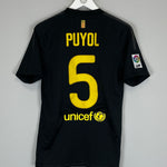 Shop 2011/12 BARCELONA PUYOL #5 AWAY SHIRT (S) NIKE, classic football shirts, vintage football shirts & retro soccer jerseys at Cult Kits