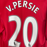 Shop 2013/14 MANCHESTER UNITED V.PERSIE #20 HOME SHIRT (L) NIKE, classic football shirts, vintage football shirts & retro soccer jerseys at Cult Kits