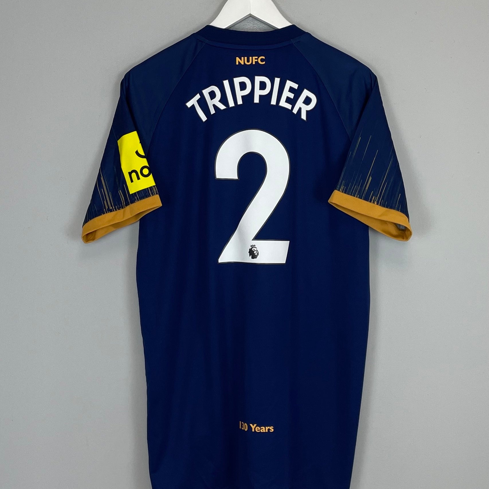 Shop 2022/23 NEWCASTLE UNITED TRIPPIER #2 AWAY SHIRT (L) CASTORE, classic football shirts, vintage football shirts & retro soccer jerseys at Cult Kits