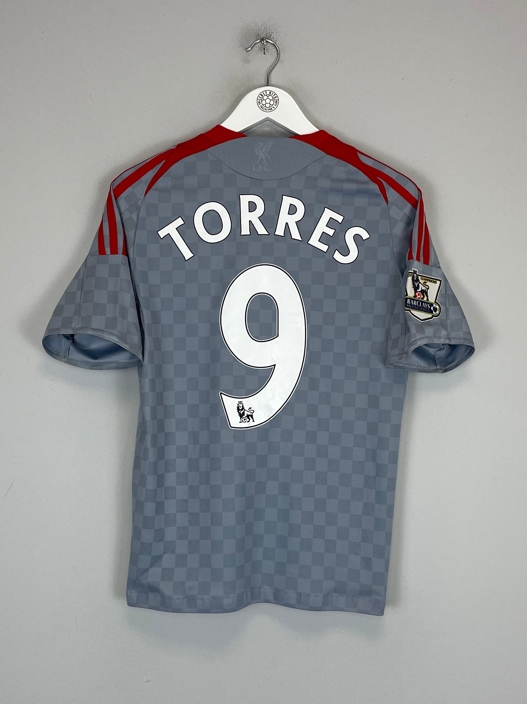 Shop 2008/09 LIVERPOOL TORRES #9 AWAY SHIRT (S) ADIDAS, classic football shirts, vintage football shirts & retro soccer jerseys at Cult Kits