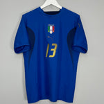 Shop 2006 ITALY NESTA #13 HOME SHIRT (M) PUMA, classic football shirts, vintage football shirts & retro soccer jerseys at Cult Kits