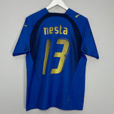 Shop 2006 ITALY NESTA #13 HOME SHIRT (M) PUMA, classic football shirts, vintage football shirts & retro soccer jerseys at Cult Kits