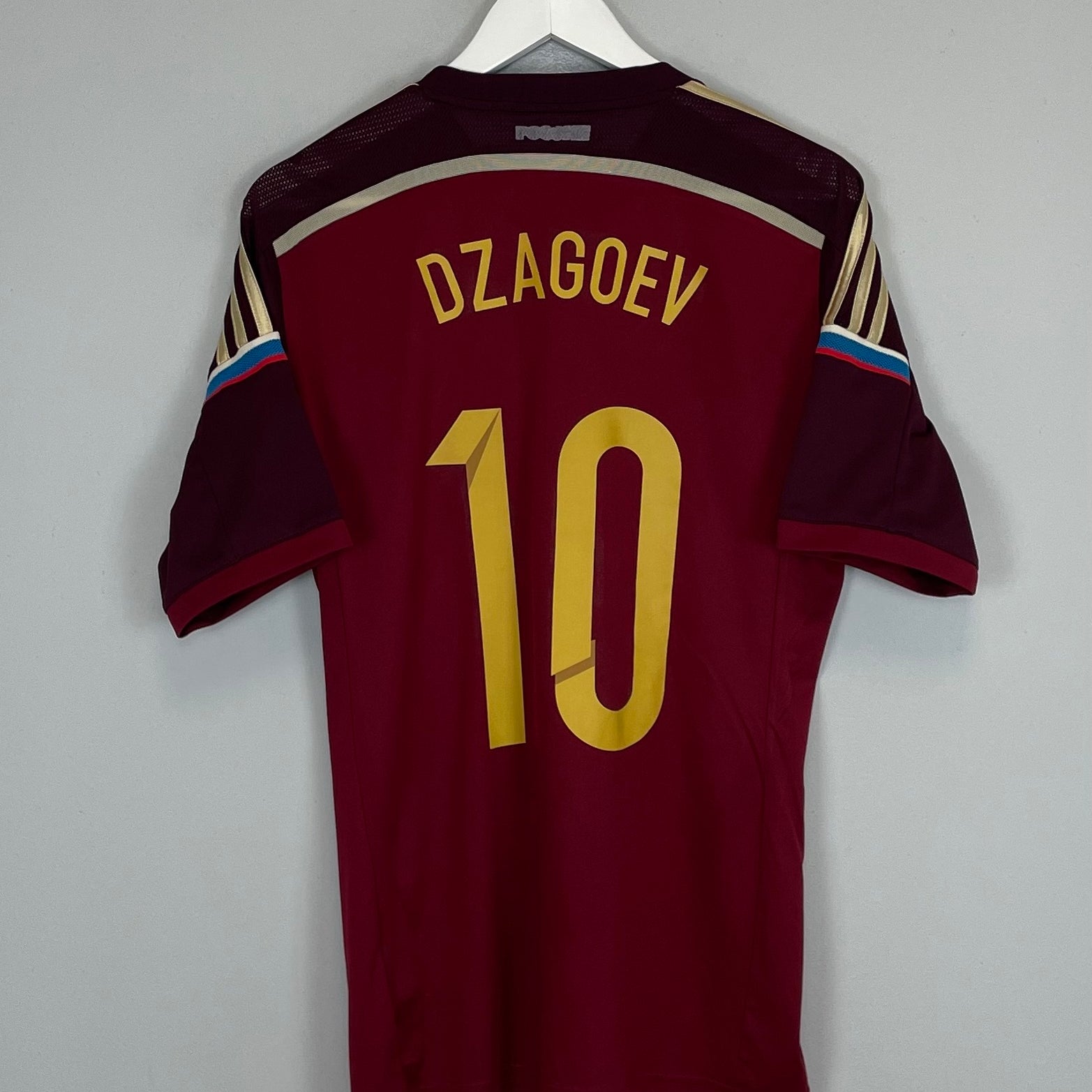 Shop 2013/14 RUSSIA DZAGOEV #10 HOME SHIRT (S) ADIDAS, classic football shirts, vintage football shirts & retro soccer jerseys at Cult Kits