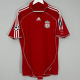 Shop 2006/08 LIVERPOOL GERRARD #8 *PLAYER ISSUE* C/L HOME SHIRT (L) ADIDAS, classic football shirts, vintage football shirts & retro soccer jerseys at Cult Kits