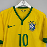 2014/15 BRAZIL NEYMAR JR #10 HOME SHIRT (M) NIKE