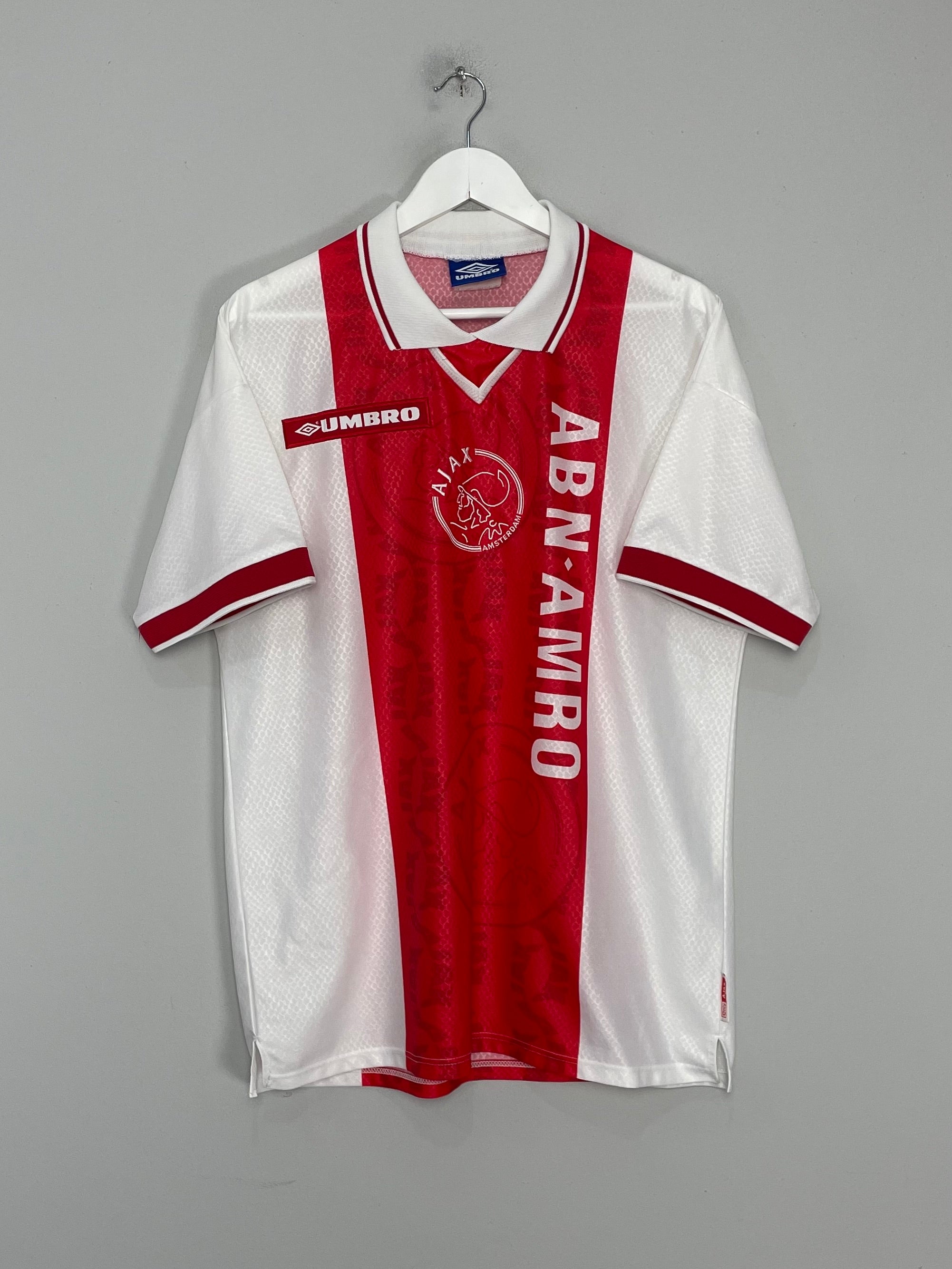 Shop 1998/99 AJAX HOME SHIRT (L) UMBRO, classic football shirts, vintage football shirts & retro soccer jerseys at Cult Kits