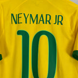 2014/15 BRAZIL NEYMAR JR #10 HOME SHIRT (M) NIKE