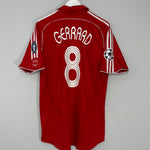 Shop 2006/08 LIVERPOOL GERRARD #8 *PLAYER ISSUE* C/L HOME SHIRT (L) ADIDAS, classic football shirts, vintage football shirts & retro soccer jerseys at Cult Kits