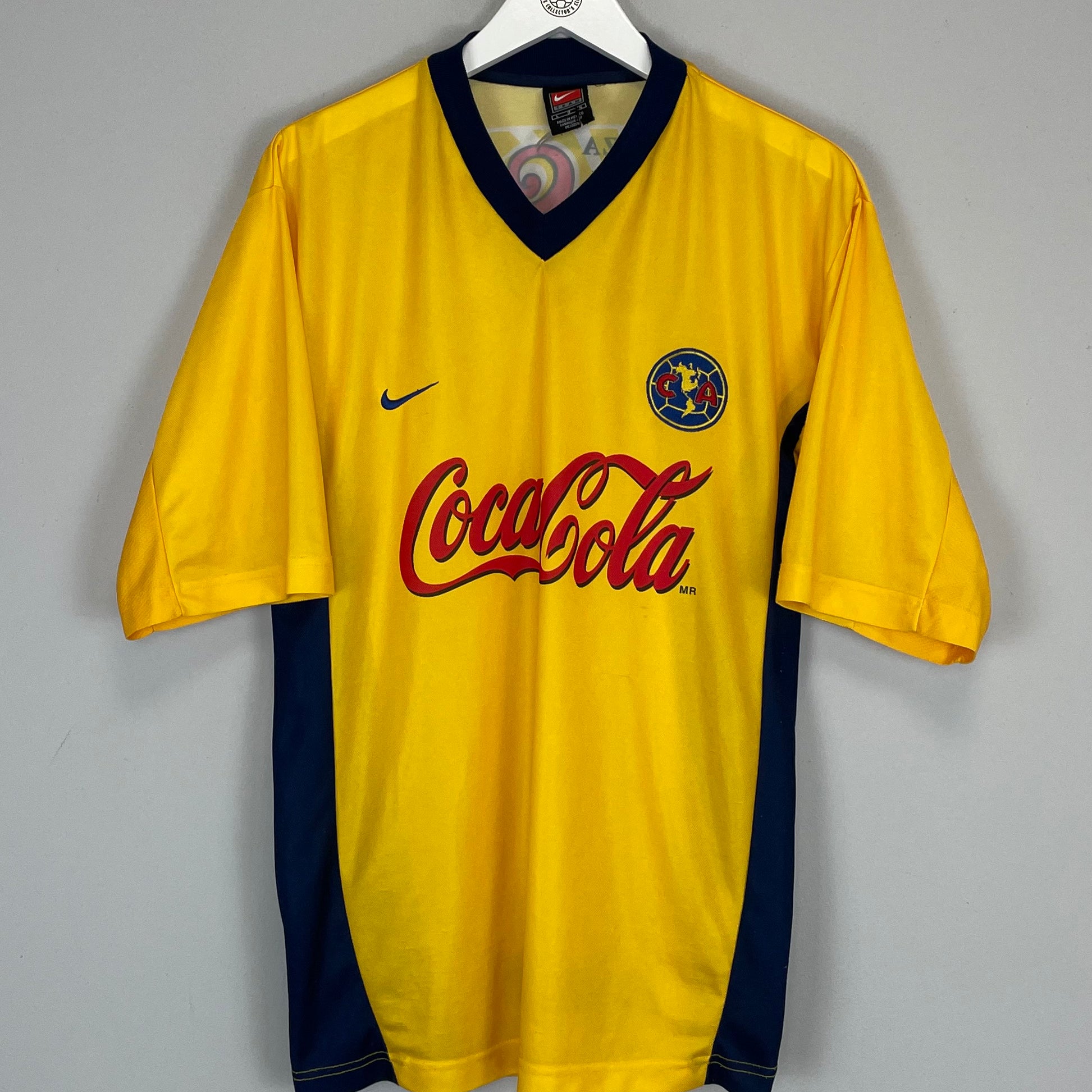 Shop 2000/01 CLUB AMERICA HOME SHIRT (L) NIKE, classic football shirts, vintage football shirts & retro soccer jerseys at Cult Kits