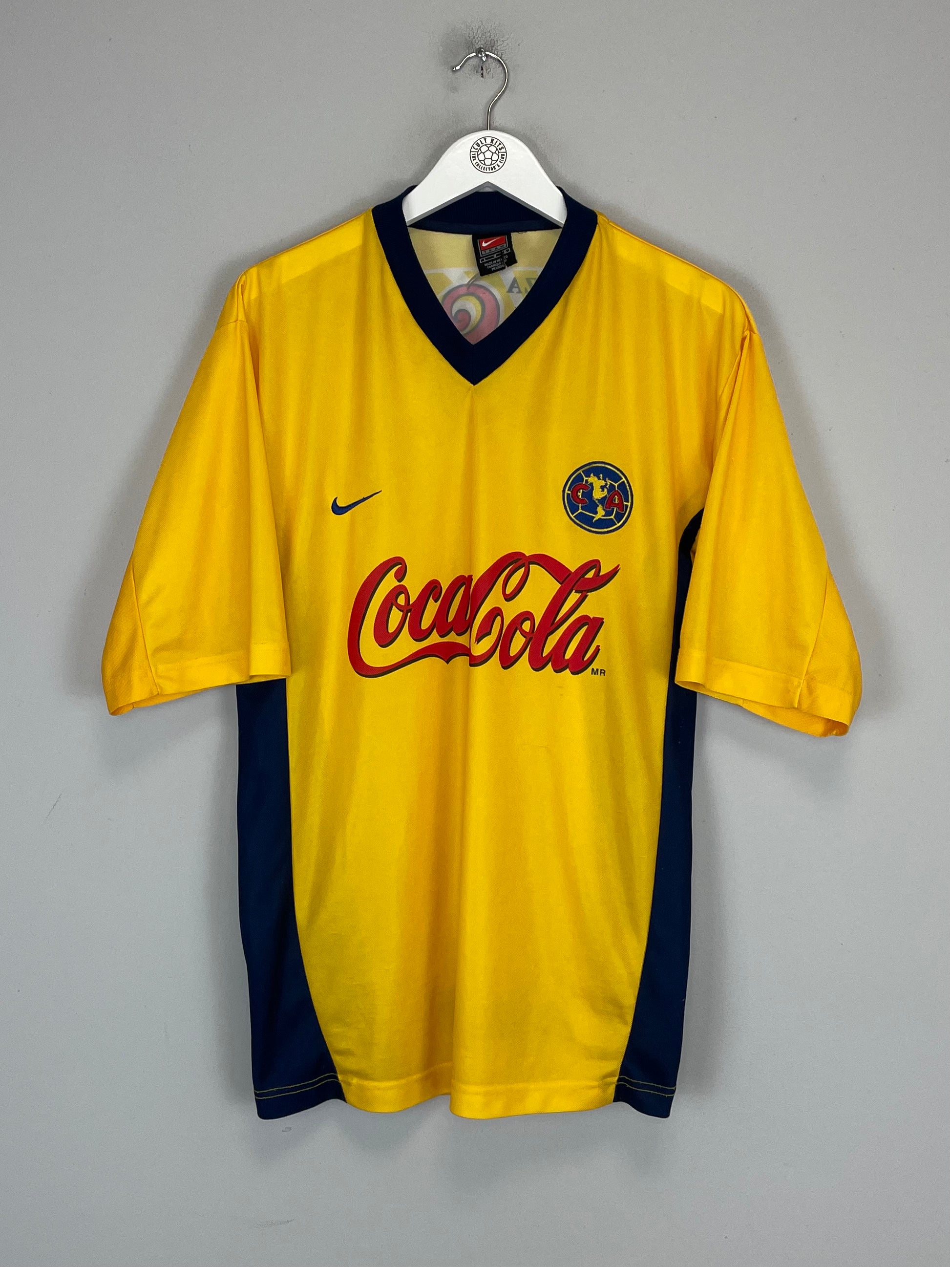Shop 2000/01 CLUB AMERICA HOME SHIRT (L) NIKE, classic football shirts, vintage football shirts & retro soccer jerseys at Cult Kits