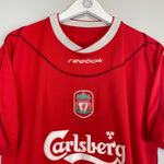 Shop 2002/04 LIVERPOOL HOME SHIRT (L) REEBOK, classic football shirts, vintage football shirts & retro soccer jerseys at Cult Kits