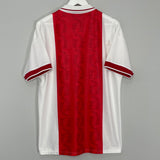 Shop 1998/99 AJAX HOME SHIRT (L) UMBRO, classic football shirts, vintage football shirts & retro soccer jerseys at Cult Kits