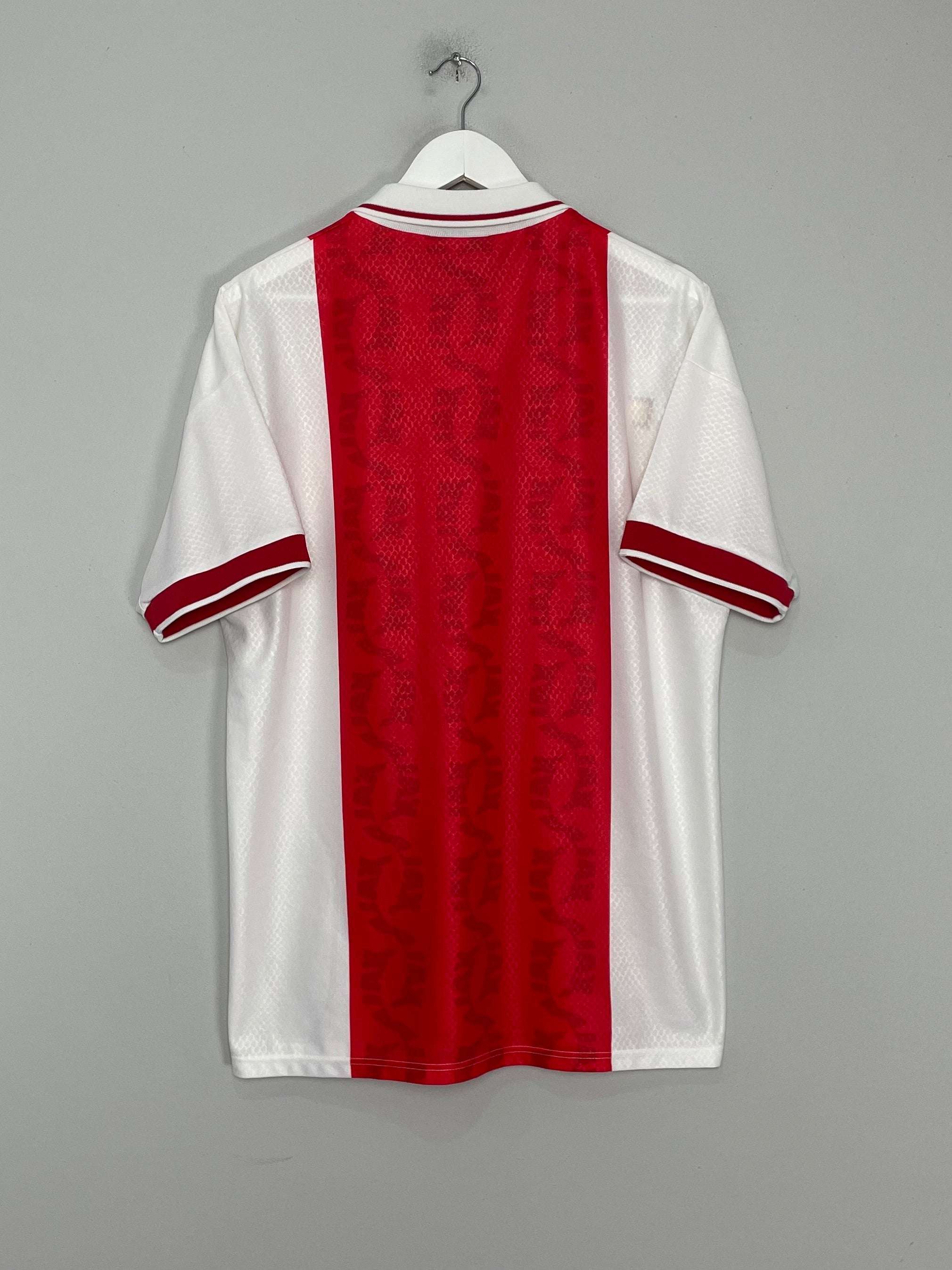 Shop 1998/99 AJAX HOME SHIRT (L) UMBRO, classic football shirts, vintage football shirts & retro soccer jerseys at Cult Kits