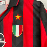 1994/95 AC MILAN WEAH #9 HOME SHIRT (M) LOTTO