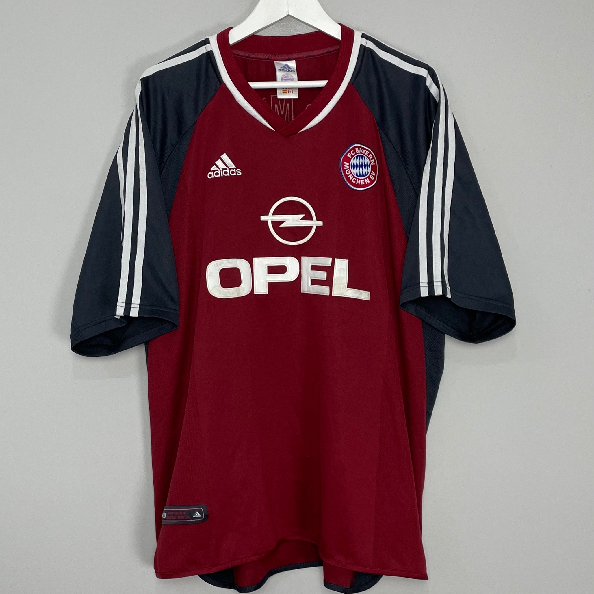 Shop 2001/02 BAYERN MUNICH HOME SHIRT (XXL) ADIDAS, classic football shirts, vintage football shirts & retro soccer jerseys at Cult Kits