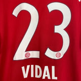 Shop 2015/16 BAYERN MUNICH VIDAL #23 HOME SHIRT (XL) ADIDAS, classic football shirts, vintage football shirts & retro soccer jerseys at Cult Kits