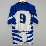 Shop 1998/99 DUISBERG #9 HOME SHIRT (L) DIADORA, classic football shirts, vintage football shirts & retro soccer jerseys at Cult Kits