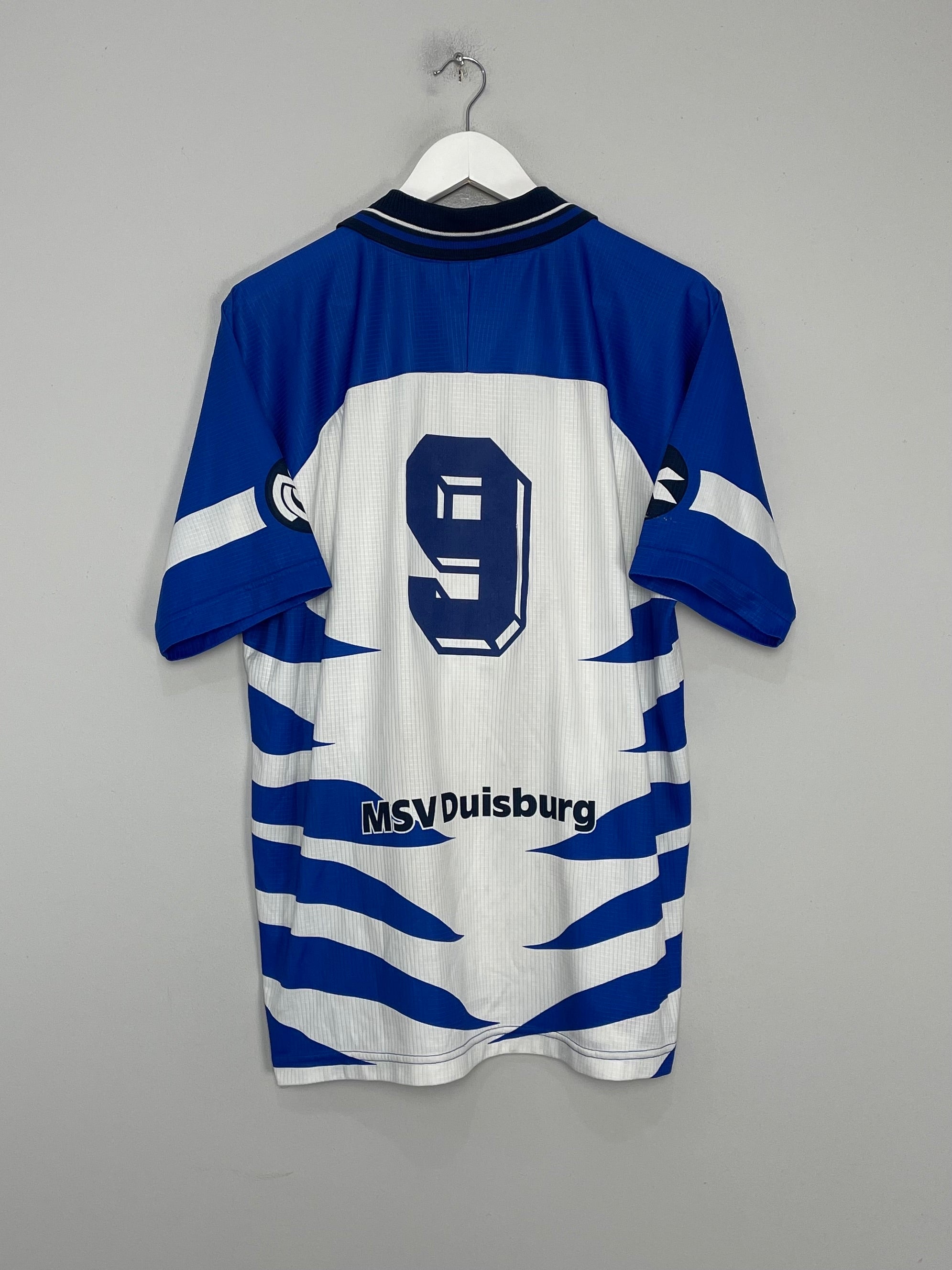 Shop 1998/99 DUISBERG #9 HOME SHIRT (L) DIADORA, classic football shirts, vintage football shirts & retro soccer jerseys at Cult Kits