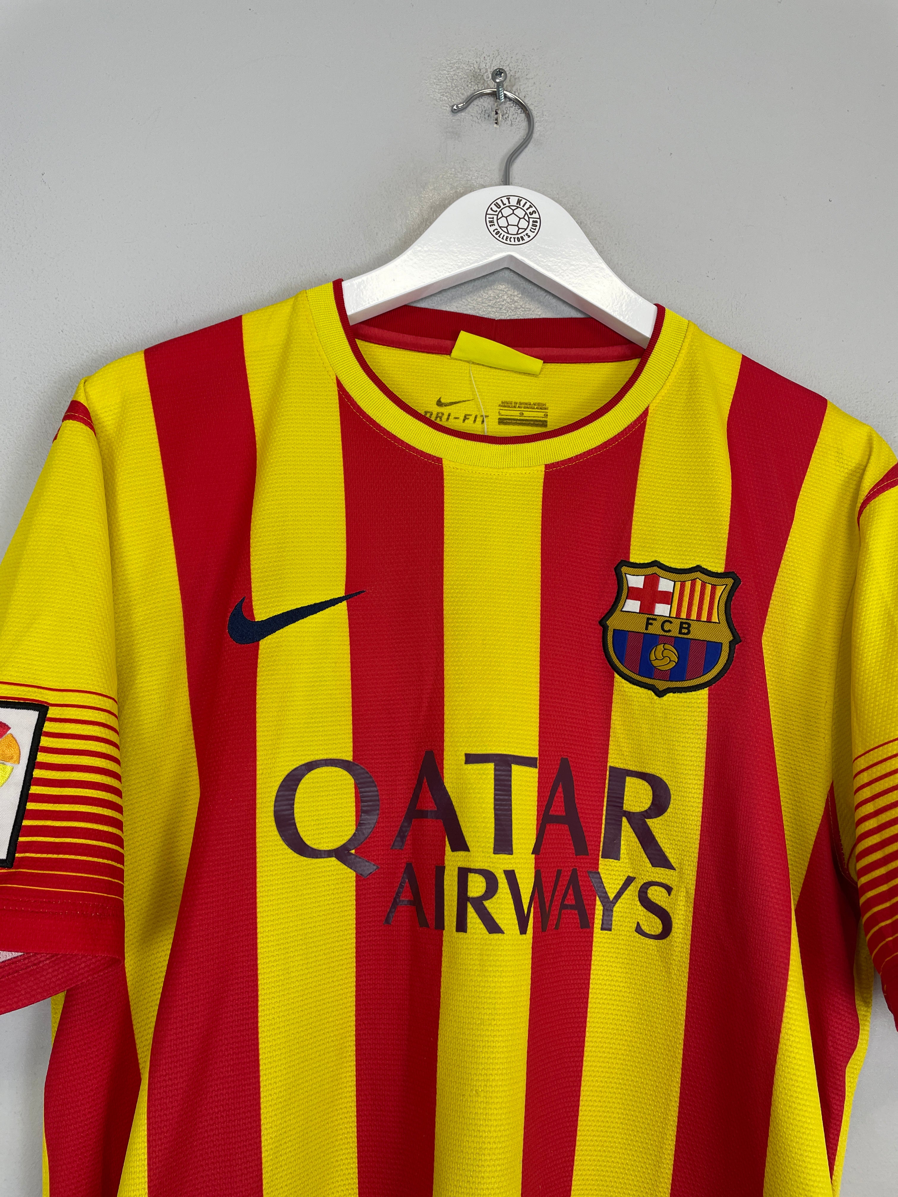 Shop 2013/15 BARCELONA NEYMAR JR #11 AWAY SHIRT (L) NIKE, classic football shirts, vintage football shirts & retro soccer jerseys at Cult Kits