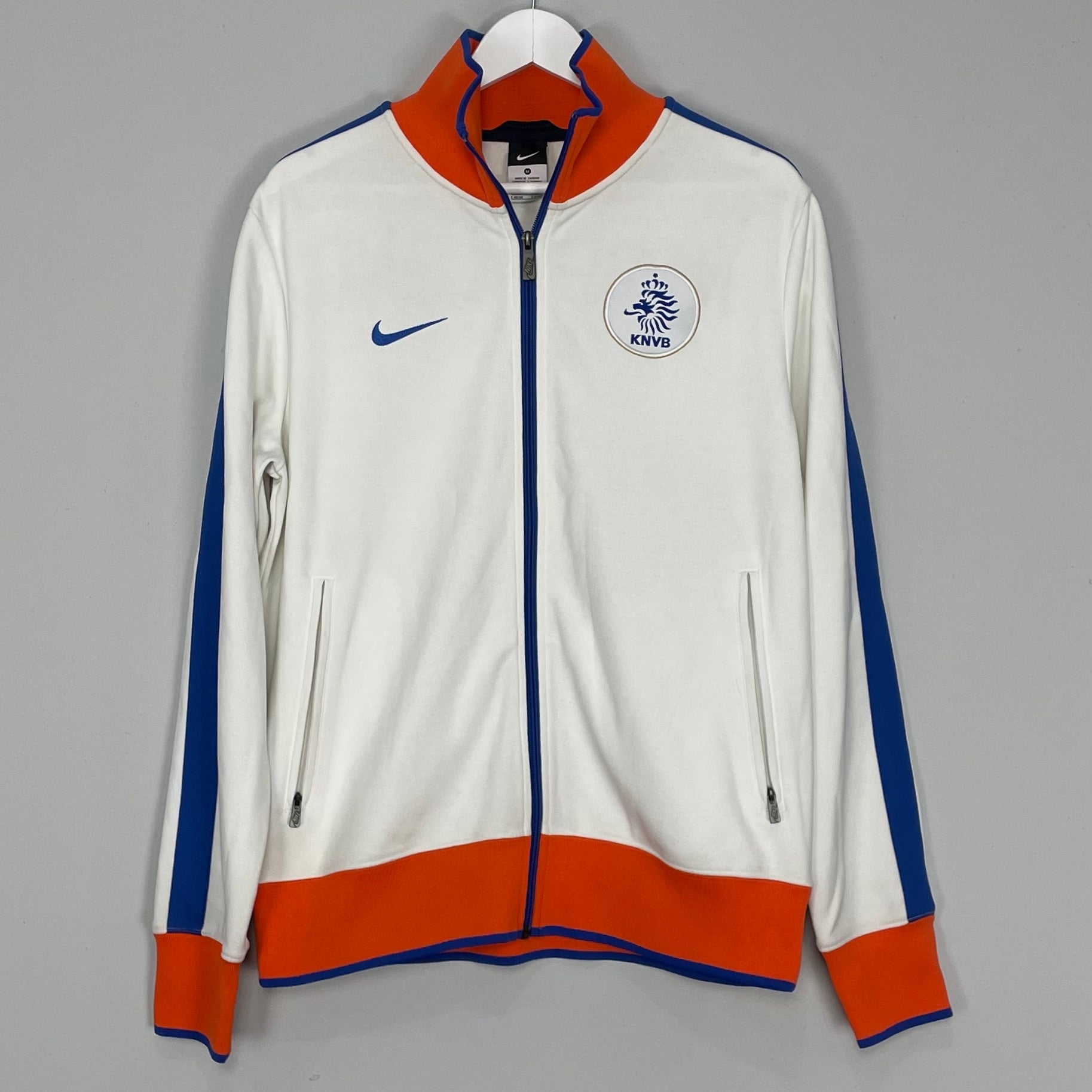 Shop 2010/11 NETHERLANDS TRACK JACKET (M) NIKE, classic football shirts, vintage football shirts & retro soccer jerseys at Cult Kits