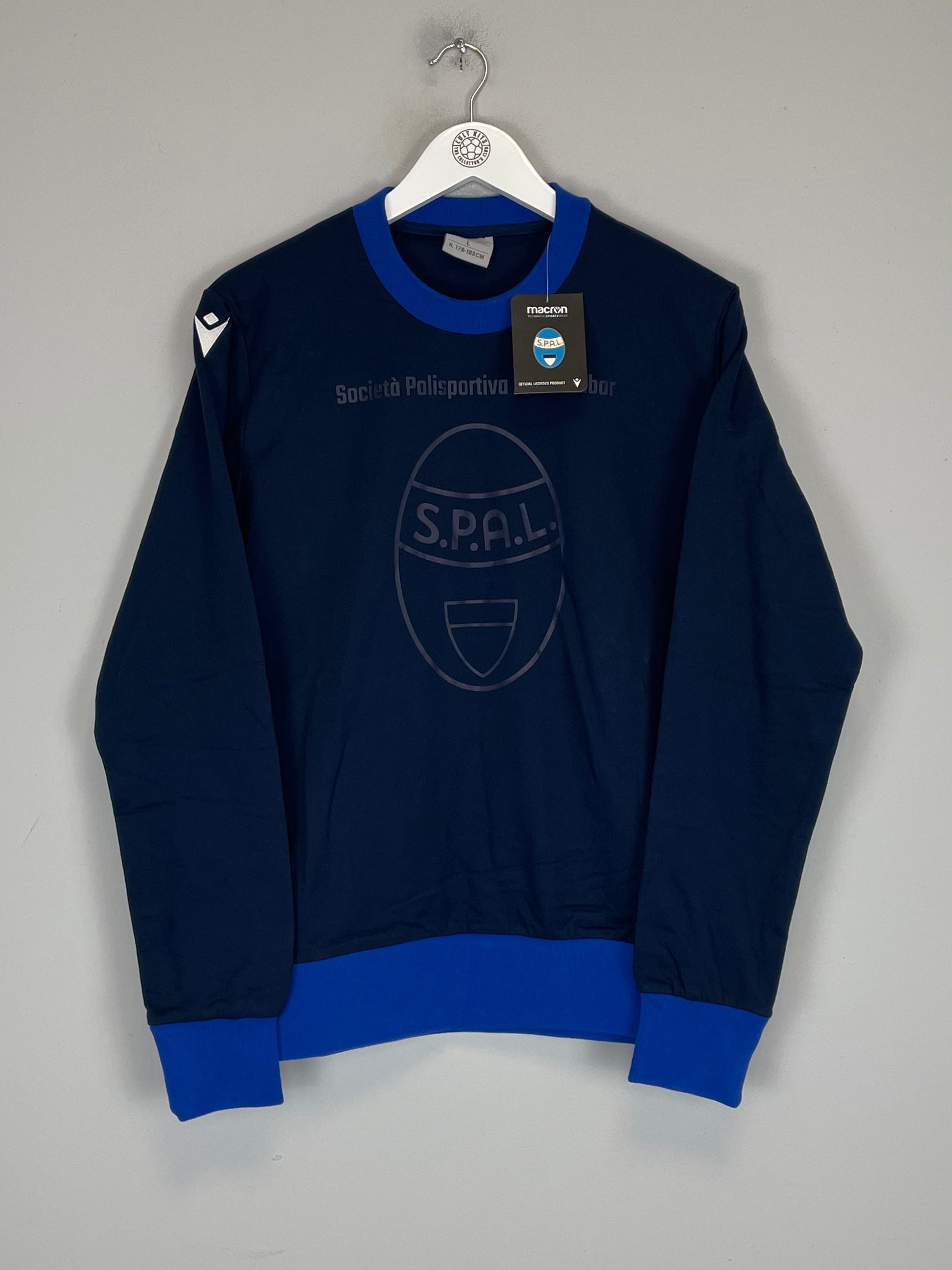 Shop 2019/20 SPAL *BNWT* JUMPER (L) MACRON, classic football shirts, vintage football shirts & retro soccer jerseys at Cult Kits