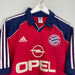 Shop 1999/01 BAYERN MUNICH LIZARAZU #3 HOME SHIRT (XL) ADIDAS, classic football shirts, vintage football shirts & retro soccer jerseys at Cult Kits