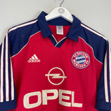 Shop 1999/01 BAYERN MUNICH LIZARAZU #3 HOME SHIRT (XL) ADIDAS, classic football shirts, vintage football shirts & retro soccer jerseys at Cult Kits