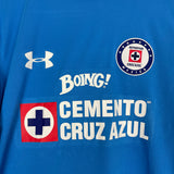 2016/17 CRUZ AZUL HOME SHIRT (M) UNDER ARMOUR