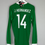 2016/17 MEXICO J.HERNANDEZ #14 *BNWT* L/S HOME SHIRT (M) ADIDAS