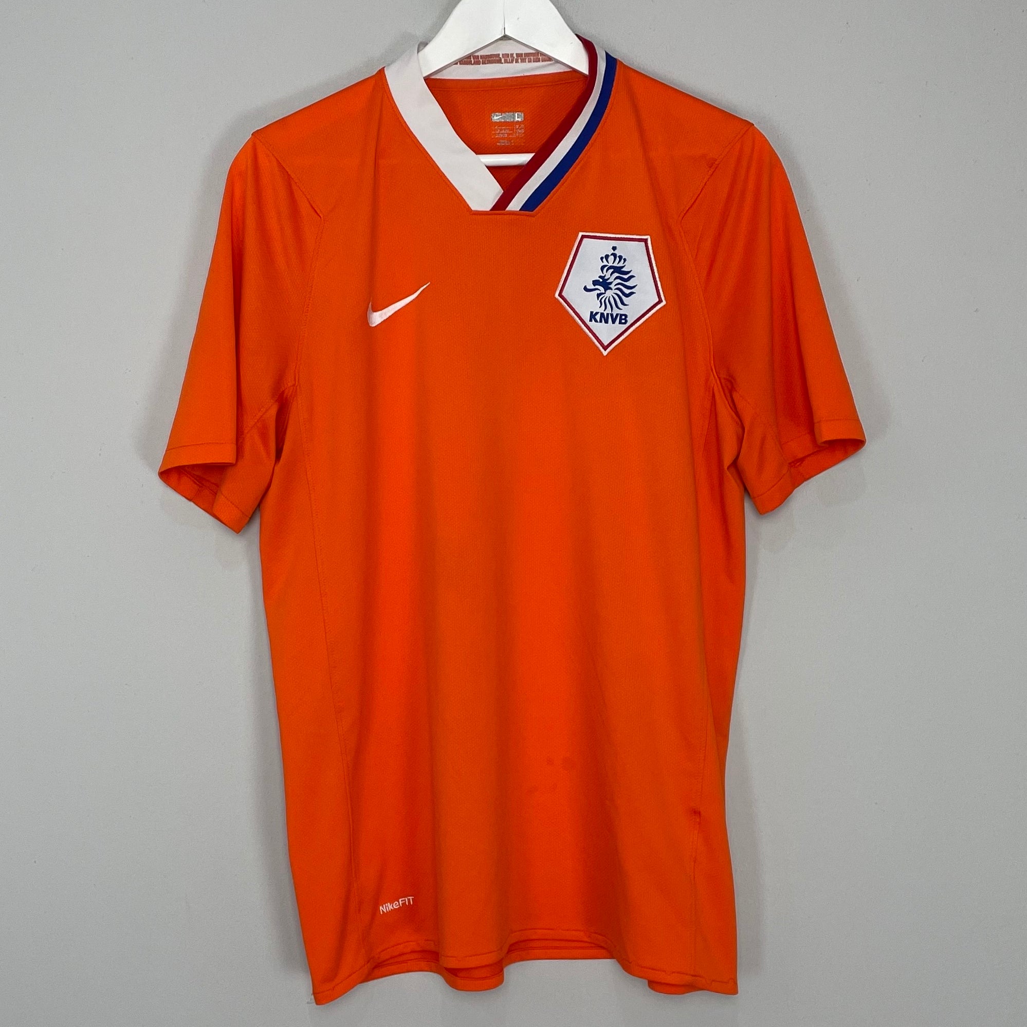 Shop 2008/10 NETHERLANDS HOME SHIRT (L) NIKE, classic football shirts, vintage football shirts & retro soccer jerseys at Cult Kits