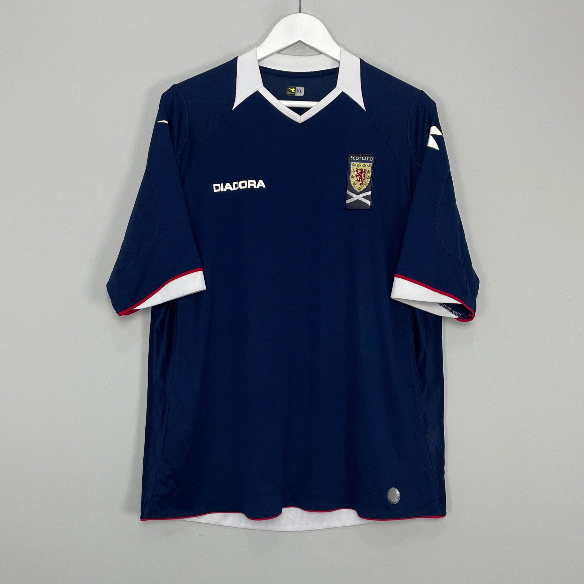 Shop 2008/09 SCOTLAND HOME SHIRT (XL) DIADORA, classic football shirts, vintage football shirts & retro soccer jerseys at Cult Kits