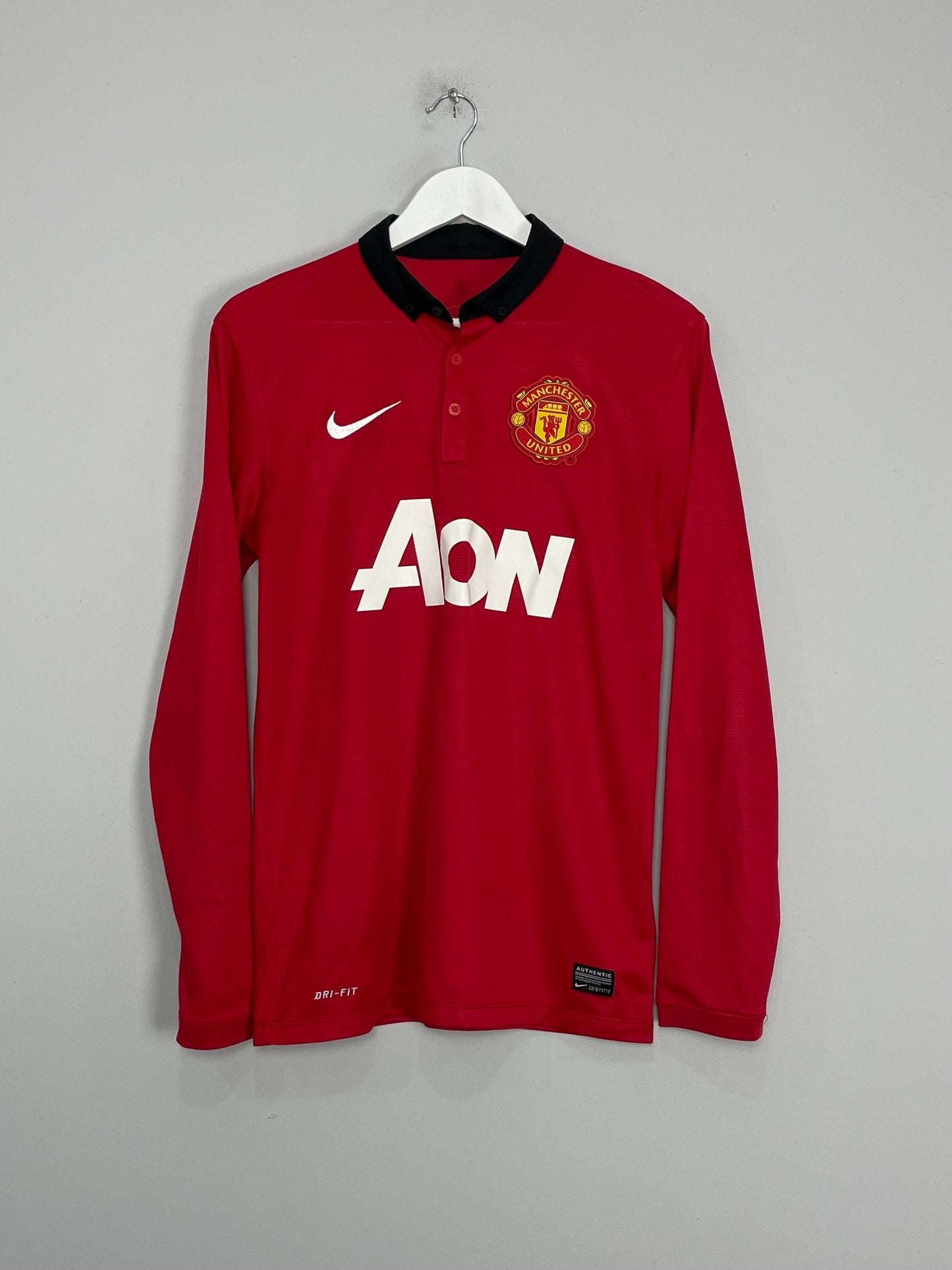 2013/14 MANCHESTER UNITED ROONEY #10 L/S HOME SHIRT (S) NIKE