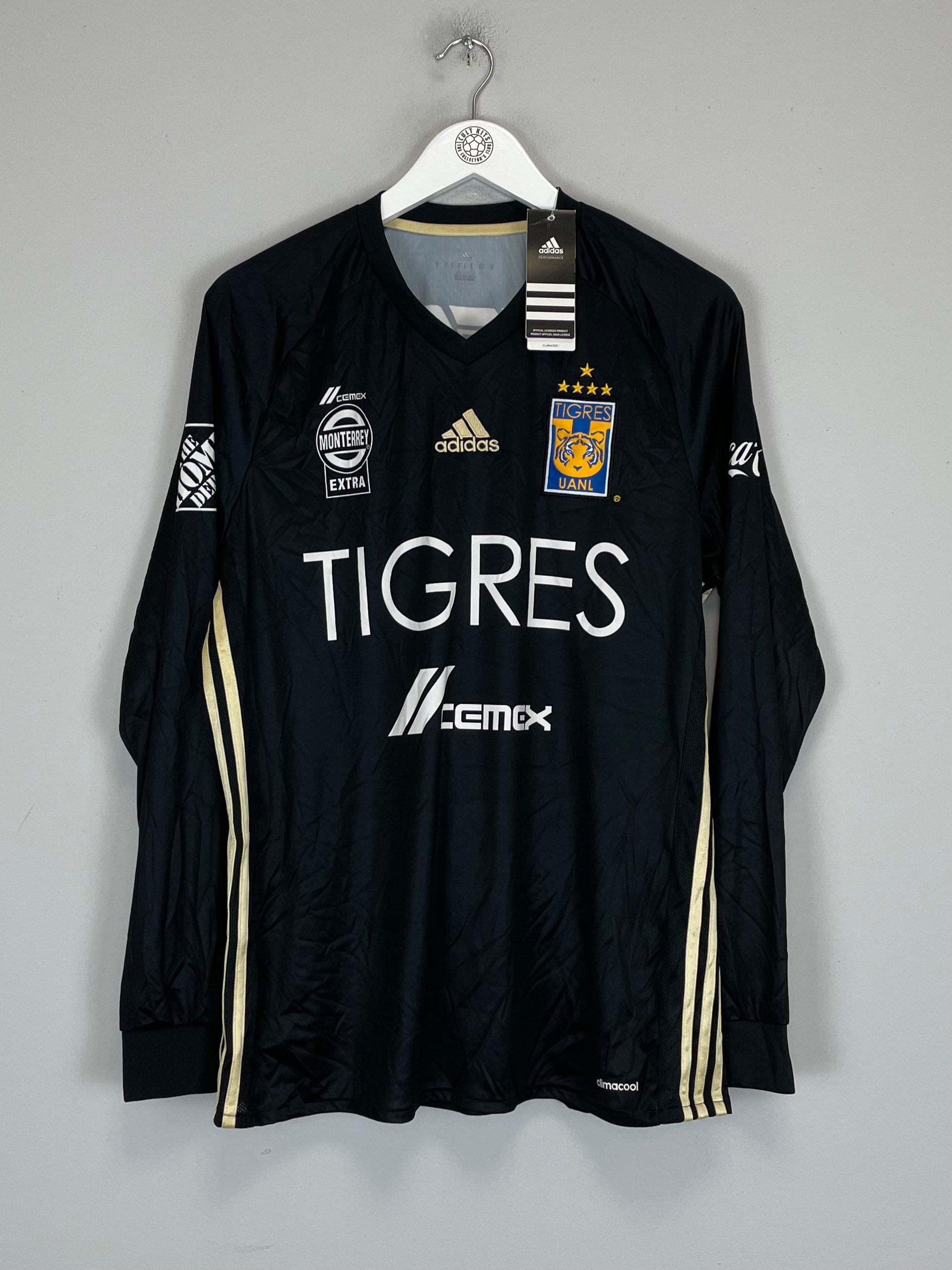 Shop 2016/17 TIGRES GIGNAC #10 *BNWT* L/S THIRD SHIRT (L) ADIDAS, classic football shirts, vintage football shirts & retro soccer jerseys at Cult Kits