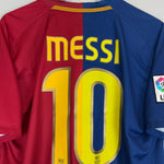 Shop 2008/09 BARCELONA MESSI #10 HOME SHIRT (L) NIKE, classic football shirts, vintage football shirts & retro soccer jerseys at Cult Kits