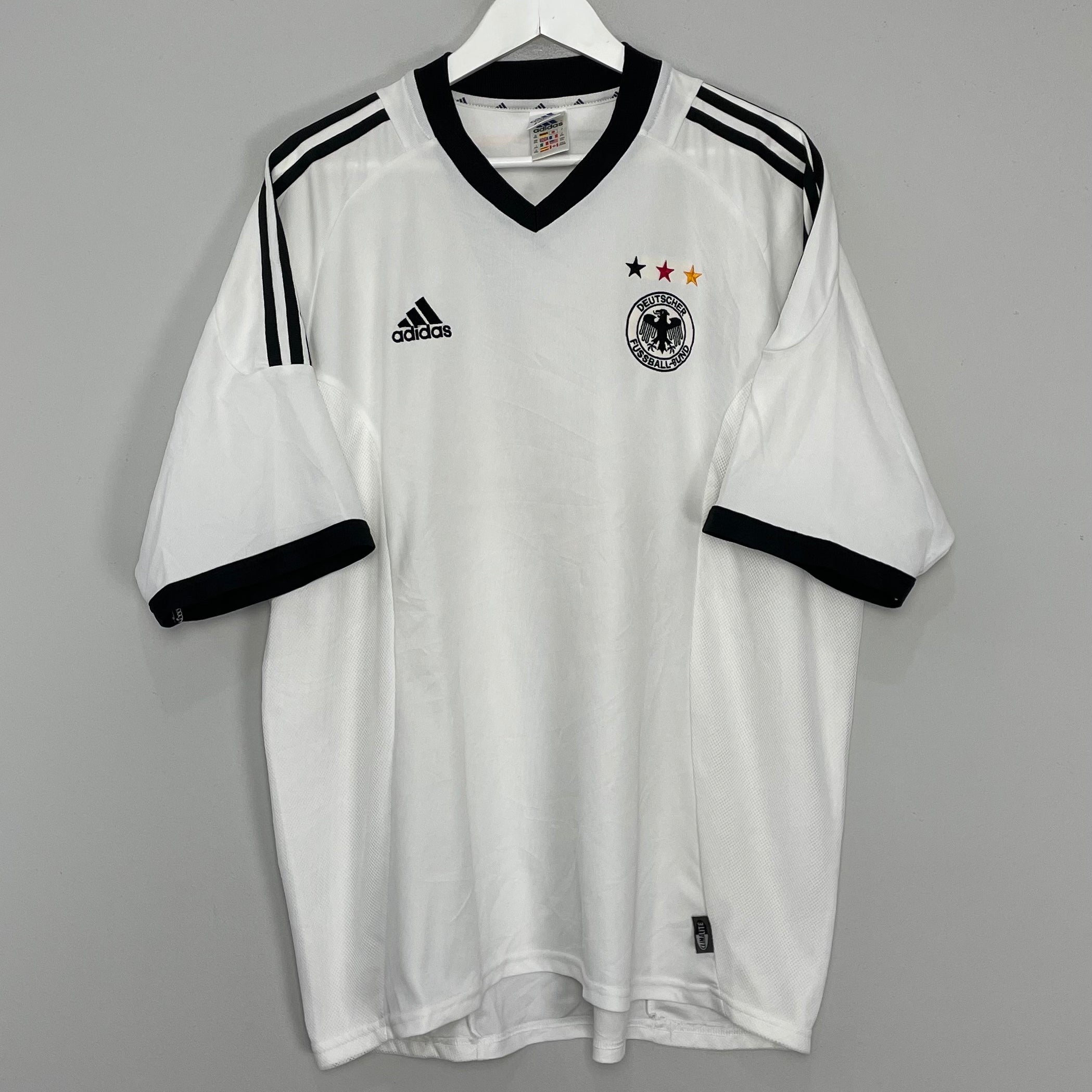 Shop 2002/04 GERMANY HOME SHIRT (XXL) ADIDAS, classic football shirts, vintage football shirts & retro soccer jerseys at Cult Kits